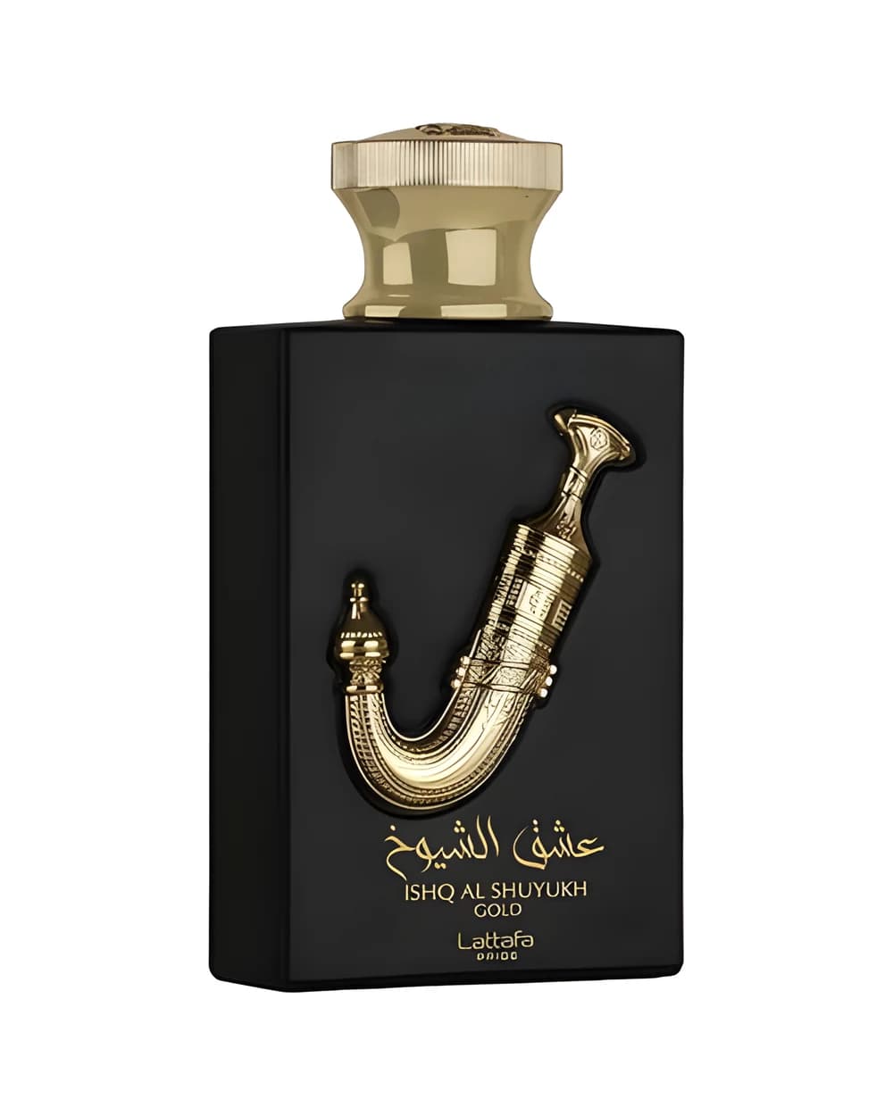 Ishq Al Shuyukh Gold de Lattafa, frasco original
