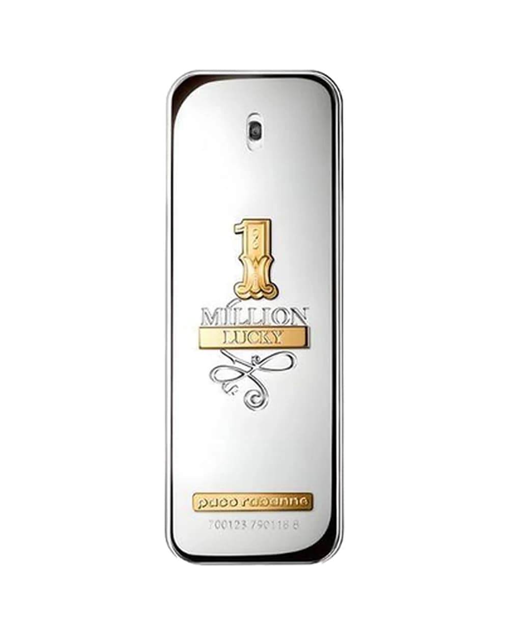 Foto de referencia: 1 Million Lucky de Rabanne. El producto que recibes es la perfumería preparada Perfupox.