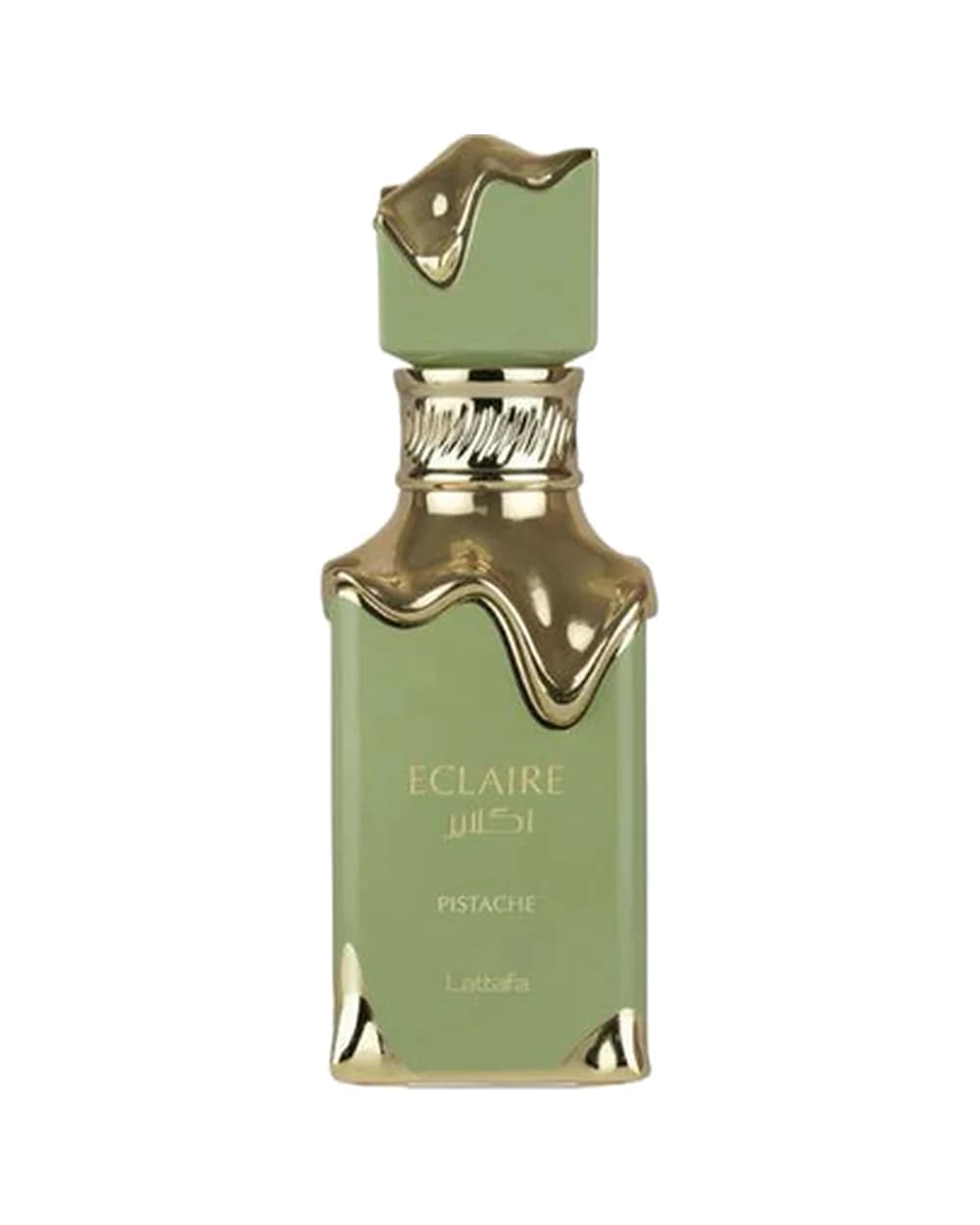 Foto de referencia: Eclaire Pistache de Lattafa. El producto que recibes es la perfumería preparada Perfupox.