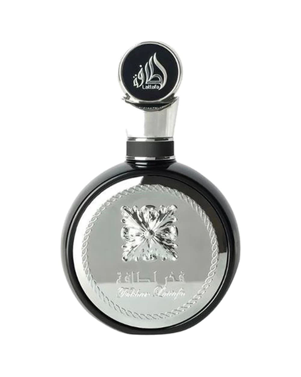 Foto de referencia: Fakhar Black de Lattafa. El producto que recibes es la perfumería preparada Perfupox.
